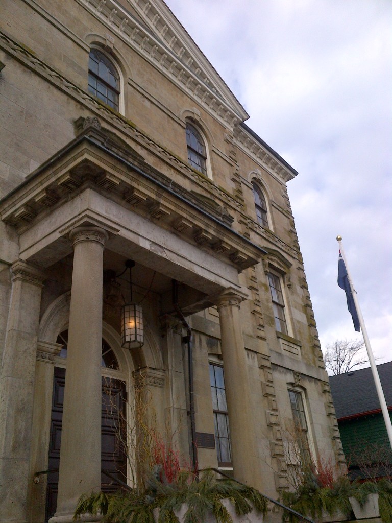 A central administration building. 