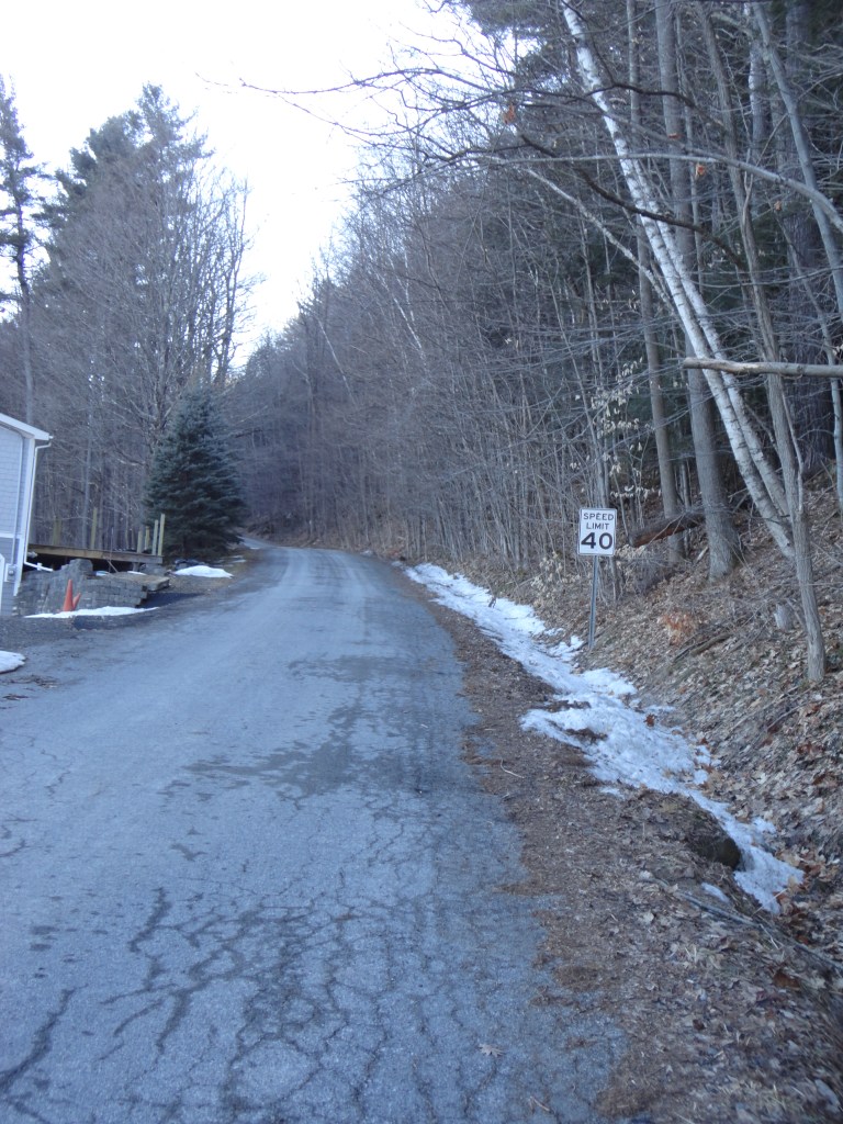 I love this road. It's not serviced in the winter so it has 'character'. 
