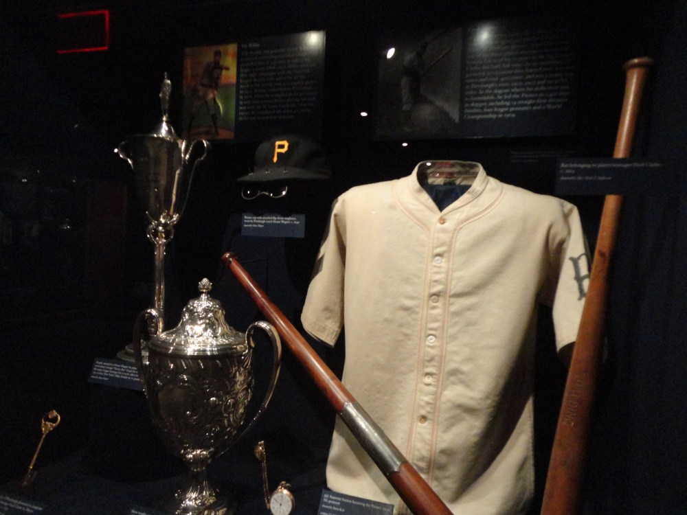 Too many exhibits to count at the Baseball Hall of Fame and Museum - this is just one example. 