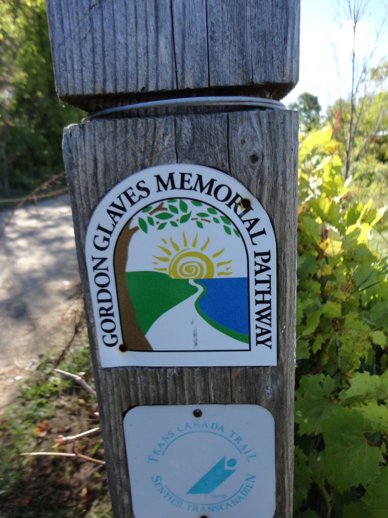Signs and posts mark the other trails connected to the GVT.