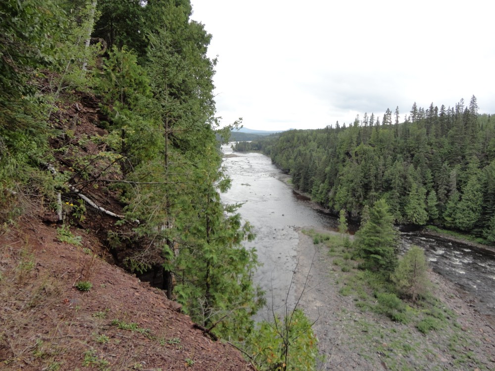 Looking out over the River. 