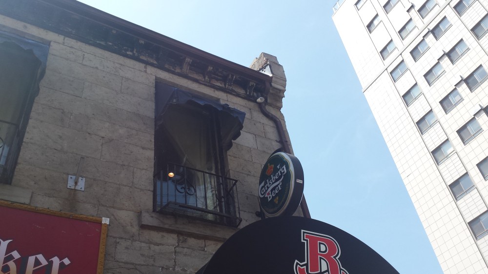 The restaurant building has a fascinating history, and architecture!