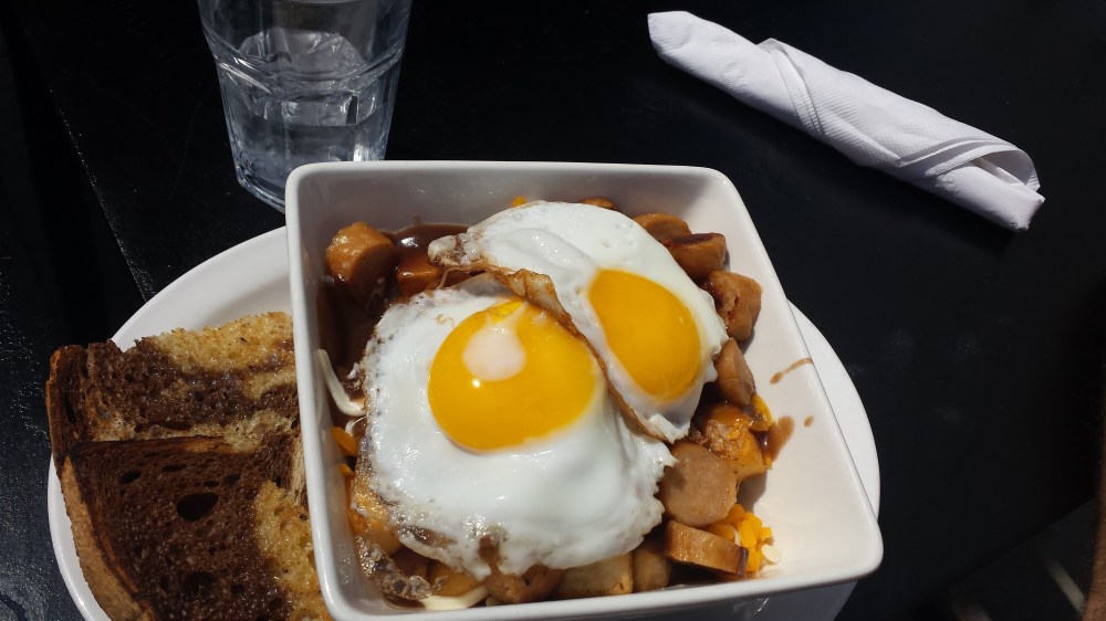 Yummy poutine breakfast. 
